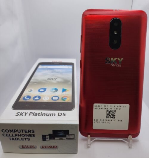 SKY platinum D5 8GB 5″ FACTORY UNLOCKED